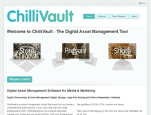 Tablet Screenshot of chillivault.tv